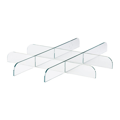 KOMPLEMENT Divider for pull-out tray, clear - 202.467.89