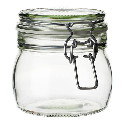 KORKEN Jar with lid, clear glass - 202.279.84