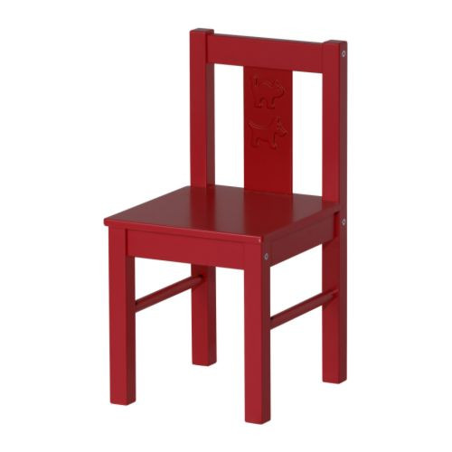 KRITTER Children's chair, red - 801.536.97