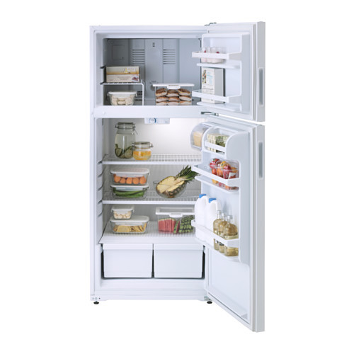 LAGAN Top freezer, white - 102.887.51