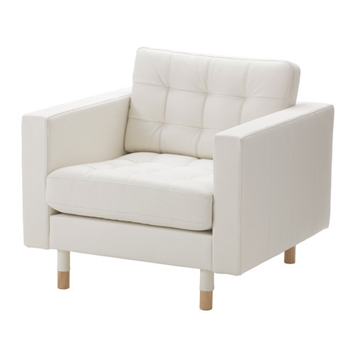 LANDSKRONA Chair, Grann, Bomstad white/wood - 090.318.08