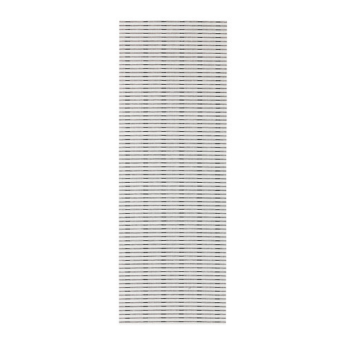 LAPPLJUNG Panel curtain, white/black - 602.316.58