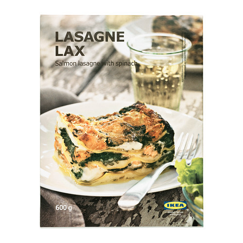 LASAGNE LAX Salmon lasagna with spinach, frozen - 102.677.58