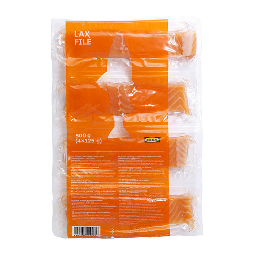 LAX FILÉ Salmon fillet, frozen - 502.250.21