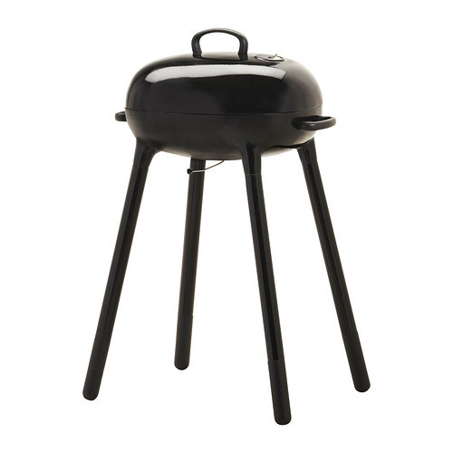 LILLÖN Charcoal grill, black - 002.333.11
