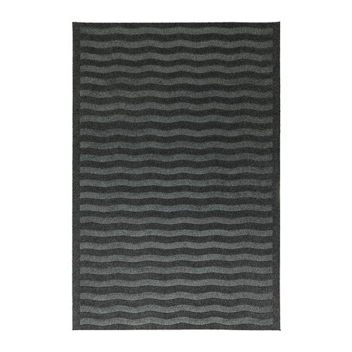 LYNÄS Door mat, dark gray - 502.255.30