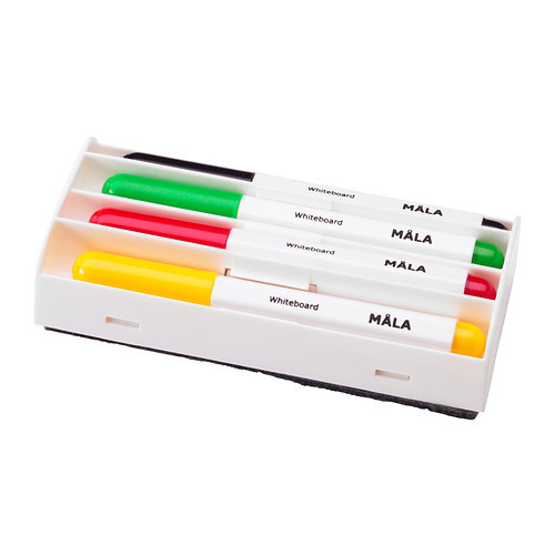 MÅLA Whiteboard pen, assorted colors - 902.377.53