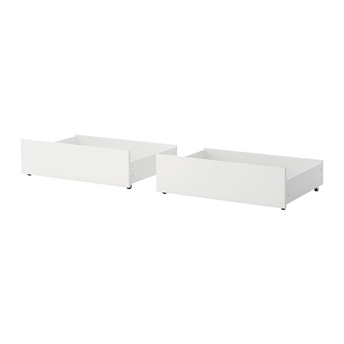 MALM Underbed storage box for high bed, white - 202.527.23