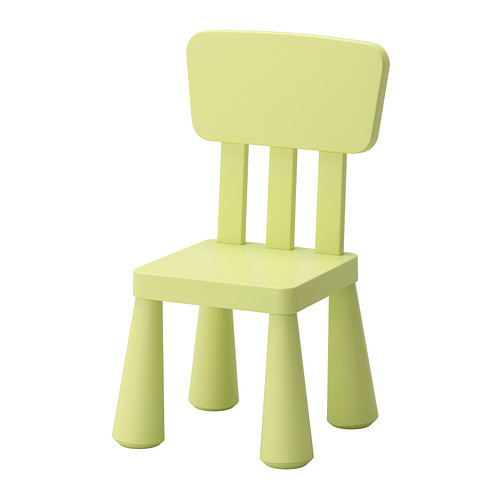 MAMMUT Children's chair, light green indoor/outdoor, light green - 902.675.56