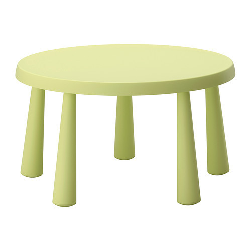 MAMMUT Children's table, light green indoor/outdoor light green - 002.675.70