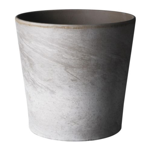 MANDEL Plant pot, gray-brown indoor/outdoor, gray-brown - 101.658.06