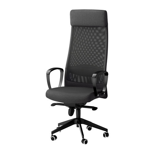 MARKUS Swivel chair, Vissle dark gray - 902.891.72