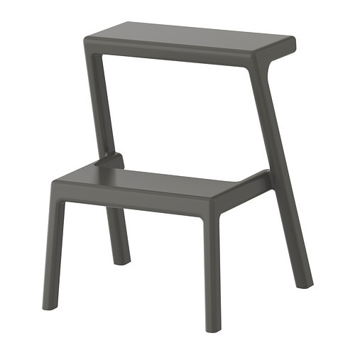 MÄSTERBY Step stool, gray - 302.401.50