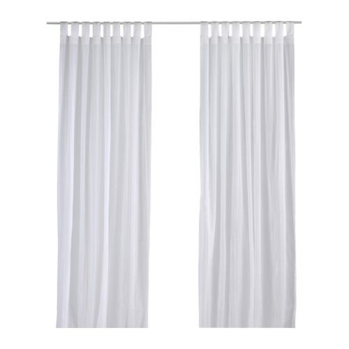MATILDA Sheer curtains, 1 pair, white - 101.119.84