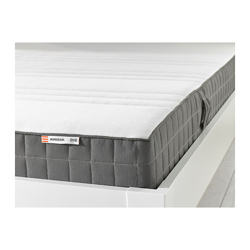 MORGEDAL Foam mattress, medium firm, dark gray - 002.722.08
