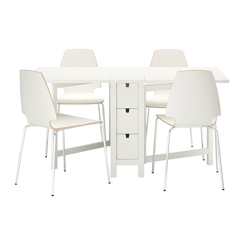 NORDEN /
VILMAR Table and 4 chairs, white - 190.973.61