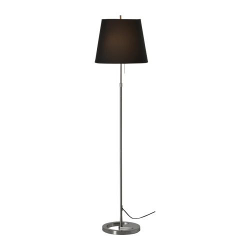 NYFORS Floor lamp, nickel plated - 801.604.81