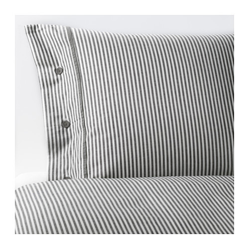 NYPONROS Duvet cover and pillowcase(s), gray - 202.300.00