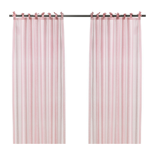 NYVAKEN Pair of curtains, pink - 202.646.03
