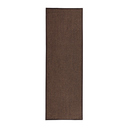 OSTED Rug, flatwoven, brown - 002.804.92