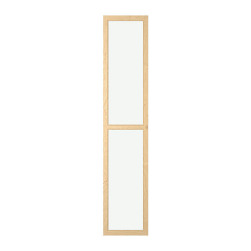 OXBERG Glass door, birch veneer - 002.756.07