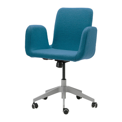 PATRIK Swivel chair, Ullevi blue - 602.870.75