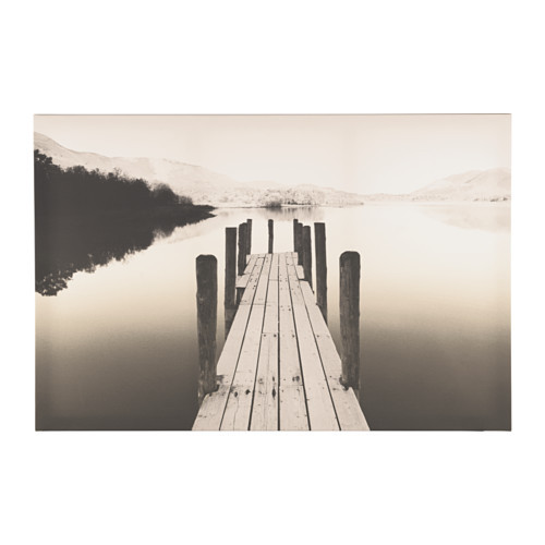 PJÄTTERYD Picture, jetty at dawn - 002.958.70