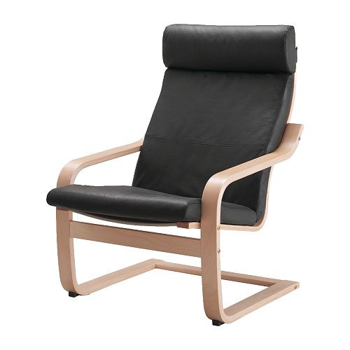 POÄNG Chair cushion, Robust Glose black - 702.394.56