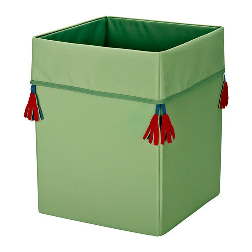 PYSSLINGAR Box, green - 602.157.81