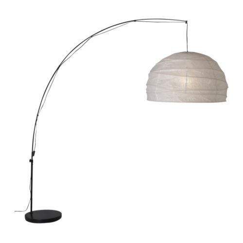 REGOLIT Floor lamp, arc, white, black - 601.038.54