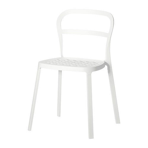 REIDAR Chair, in/outdoor, white - 701.775.09