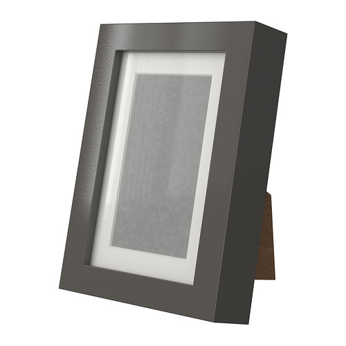 RIBBA Frame, high gloss, gray - 102.435.26