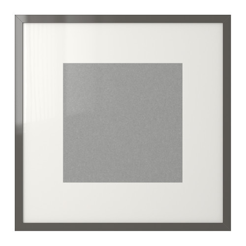 RIBBA Frame, high gloss, gray - 802.435.42