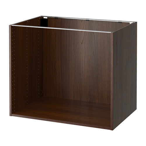 SEKTION Base cabinet frame, wood effect brown - 902.654.11