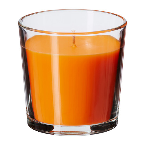 SINNLIG Scented candle in glass, Tangerine sunshine, orange - 902.363.53
