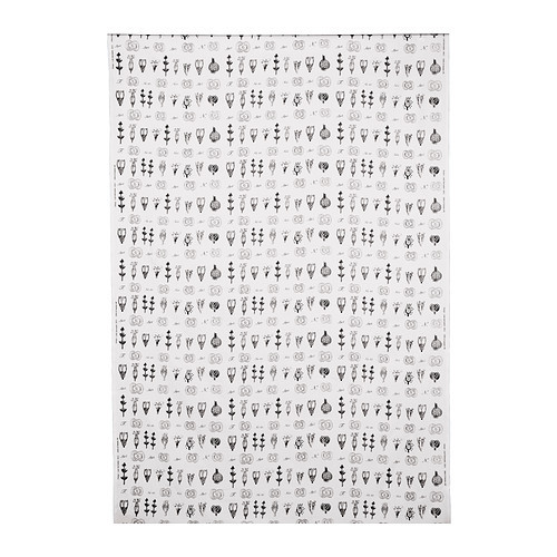 SISSELA Fabric, white/dark gray - 402.322.20