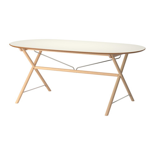 SLÄHULT Table, white birch, Dalshult white birch - 990.403.42