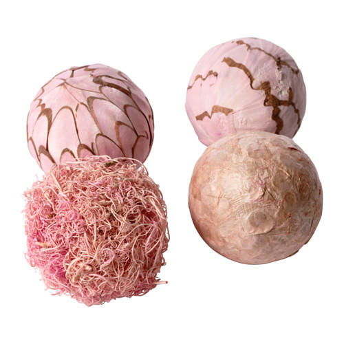 SOMLIG Decoration, ball, pink - 302.877.41