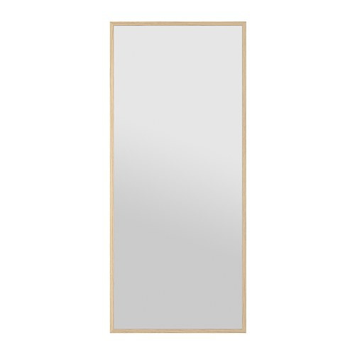 STAVE Mirror, white stained oak effect white stained oak - 301.784.26