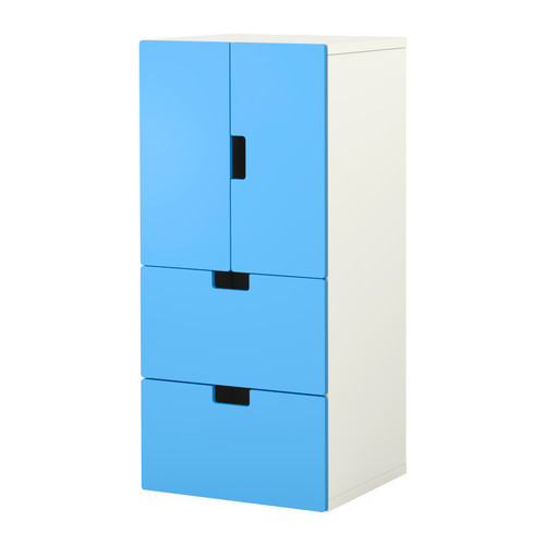 STUVA Storage combination w doors/drawers, white, blue
$135.00 - 698.766.68