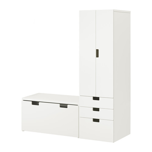 STUVA Storage combination with bench, white, white
$273.99 - 398.765.61