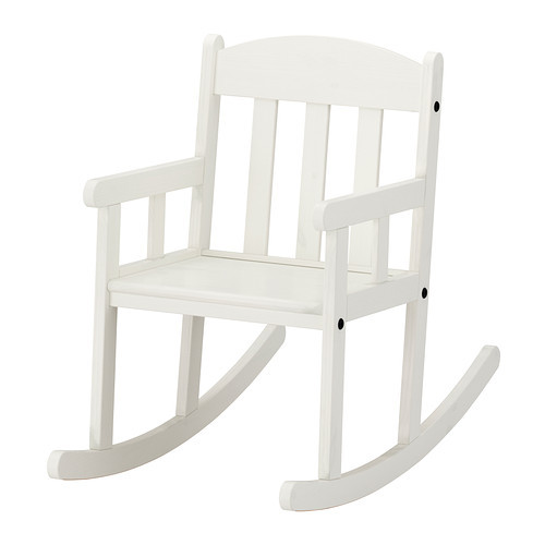 SUNDVIK Childrens rocking-chair, white - 802.017.40