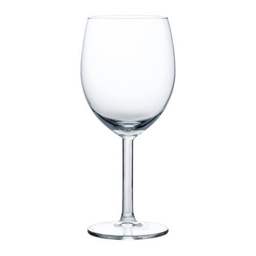 SVALKA Red wine glass, clear glass - 602.869.00