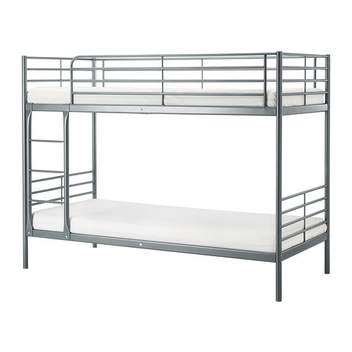 SVÄRTA Bunk bed frame, silver color - 202.479.77