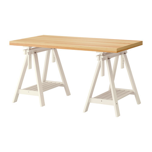 TORNLIDEN /
FINNVARD Table, pine veneer, white - 790.472.88
