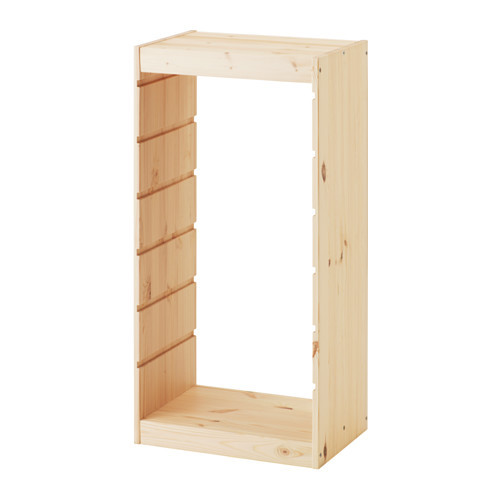 TROFAST Frame, light white stained pine pine - 103.086.93