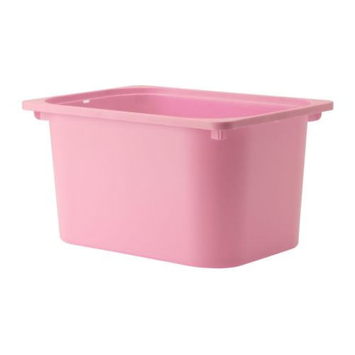 TROFAST Storage box, pink - 501.158.62