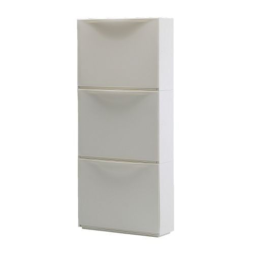 TRONES Shoe/storage cabinet, white - 100.319.87