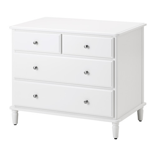 TYSSEDAL 4-drawer dresser, white - 702.937.16