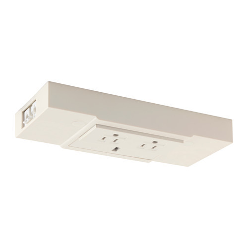 UTRUSTA 2 outlet power strip with USB port, white - 802.957.34